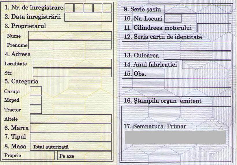 certificat inregistrare mopede